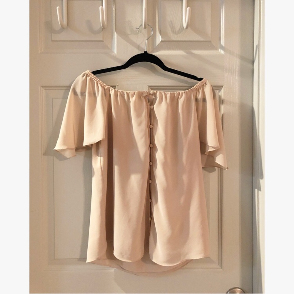 Nordstrom Rack - Cream off the shoulder top